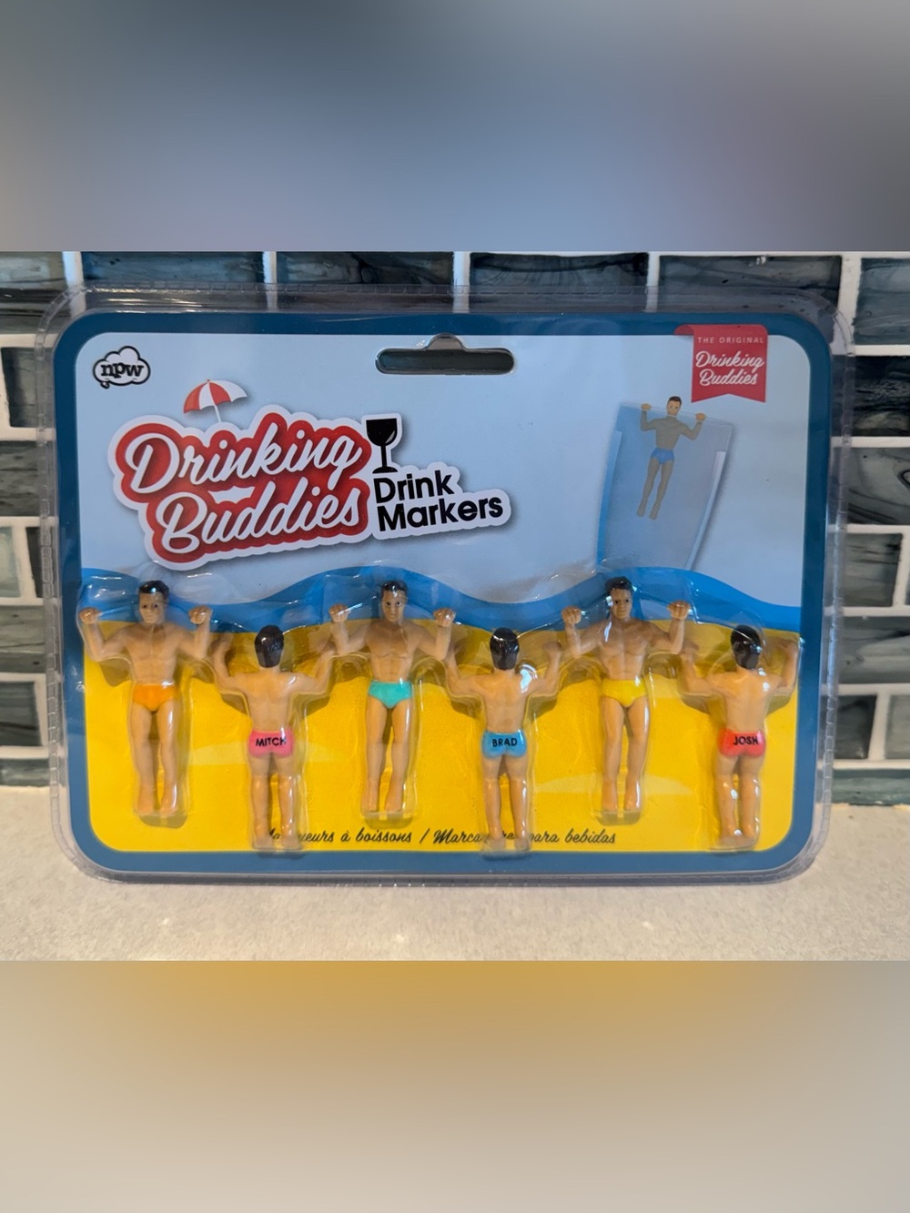 Men Swim Drink Markers - Assorted Colors